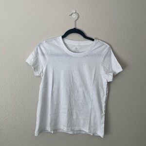 Aerie Classic White Waist Length, Relaxed Fit T-Shirt